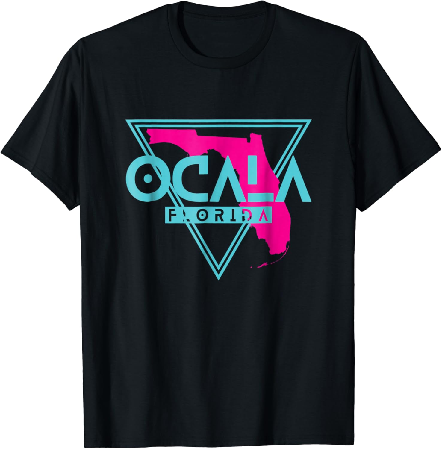 Ocala Florida T Shirt Triangle FL Souvenirs Clothing